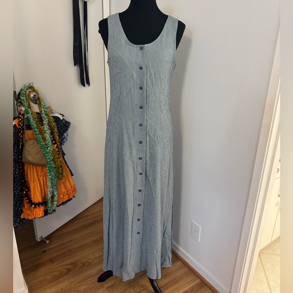 Vintage Ice Wear Striped Dress